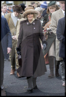 ROYALS - Queen Camilla on day two of the Cheltenham Festival