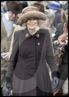 ROYALS - Queen Camilla on day two of the Cheltenham Festival