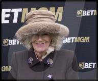 ROYALS - Queen Camilla on day two of the Cheltenham Festival