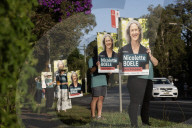 Take two in Bradfield: hundreds of teal volunteers head down a familiar road. Independent candidate Nicolette Boele.