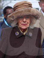 The Queen Attends the Cheltenham Festival in Cheltenham, UK.
