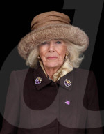 The Queen Attends the Cheltenham Festival in Cheltenham, UK.