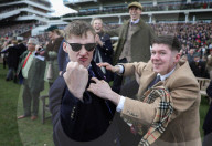 The Queen Attends the Cheltenham Festival in Cheltenham, UK.