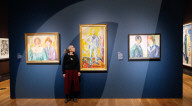 Edvard Munch Portraits exhibition at the National Portrait Gallery, London, UK.