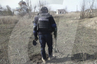 SES pyrotechnics conduct demining in Kharkiv region