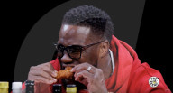 Kevin Hart takes on the Wings of Death for a second time as he helps Hot Ones celebrate its 10th anniversary