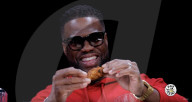 Kevin Hart takes on the Wings of Death for a second time as he helps Hot Ones celebrate its 10th anniversary