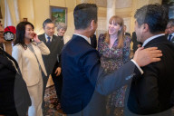 Deputy Prime Minister Angela Rayner the UK-Japan 21st Century Group to Downing Street