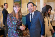 Deputy Prime Minister Angela Rayner the UK-Japan 21st Century Group to Downing Street