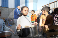 Food distribution in Gaza