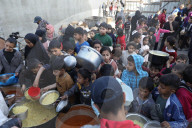 Food distribution in Gaza