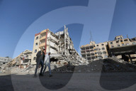 Gazans daily life amidst rubble