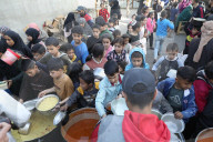 Food distribution in Gaza