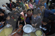 Food distribution in Gaza