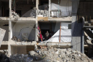 Gazans daily life amidst rubble