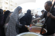 Food distribution in Gaza