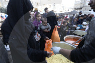 Food distribution in Gaza