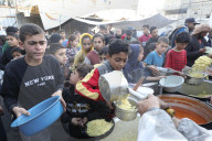 Food distribution in Gaza