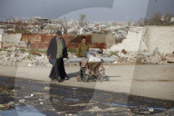 Gazans daily life amidst rubble