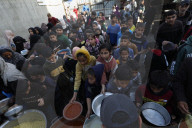 Food distribution in Gaza
