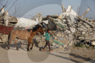 Gazans daily life amidst rubble