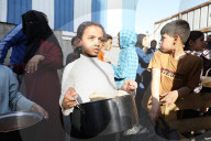 Food distribution in Gaza