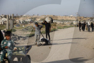 Gazans daily life amidst rubble