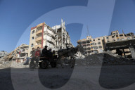 Gazans daily life amidst rubble