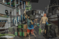 Açaí Market In The City Of Belém In The Brazilian Amazon