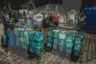 Açaí Market In The City Of Belém In The Brazilian Amazon
