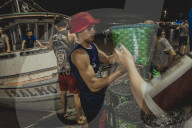 Açaí Market In The City Of Belém In The Brazilian Amazon