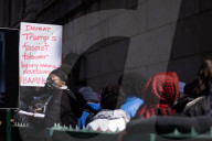 Protesters Gather Outside Columbia University In Support Of Mahmoud Khalil