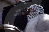 Protesters Gather Outside Columbia University In Support Of Mahmoud Khalil