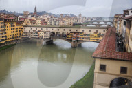 Arno River In Florence, Italy