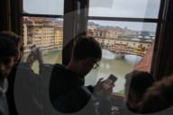 Arno River In Florence, Italy