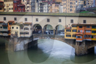 Arno River In Florence, Italy