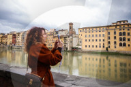Arno River In Florence, Italy