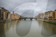 Arno River In Florence, Italy