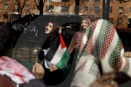  NY: Demonstration In Support Of Mahmoud Khalil A Columbia Student In US Custody 