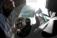  NY: Demonstration In Support Of Mahmoud Khalil A Columbia Student In US Custody 