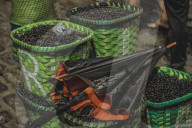 Açaí Market In The City Of Belém In The Brazilian Amazon