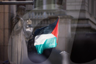 Protesters Gather Outside Columbia University In Support Of Mahmoud Khalil