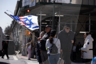 Protesters Gather Outside Columbia University In Support Of Mahmoud Khalil