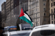 Protesters Gather Outside Columbia University In Support Of Mahmoud Khalil