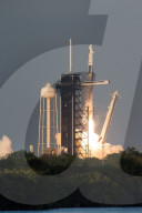 NASA Spacex Crew 10 Launch To ISS