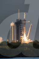 NASA Spacex Crew 10 Launch To ISS