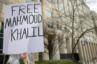 Protest For Mahmoud Khalil At DC ICE Offices
