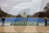 Colorectal Cancer Art Installation On The National Mall