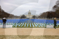 Colorectal Cancer Art Installation On The National Mall