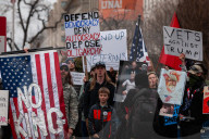 Veterans protest outside White House